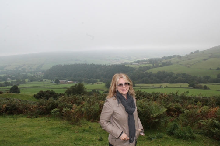 Caro in the North York Moors with cloud cover